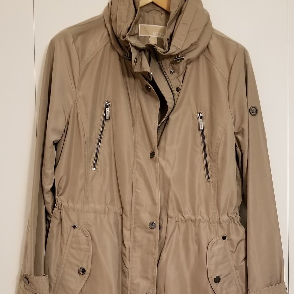 Michael Kors  Hooded Utility Anorak Raincoat
